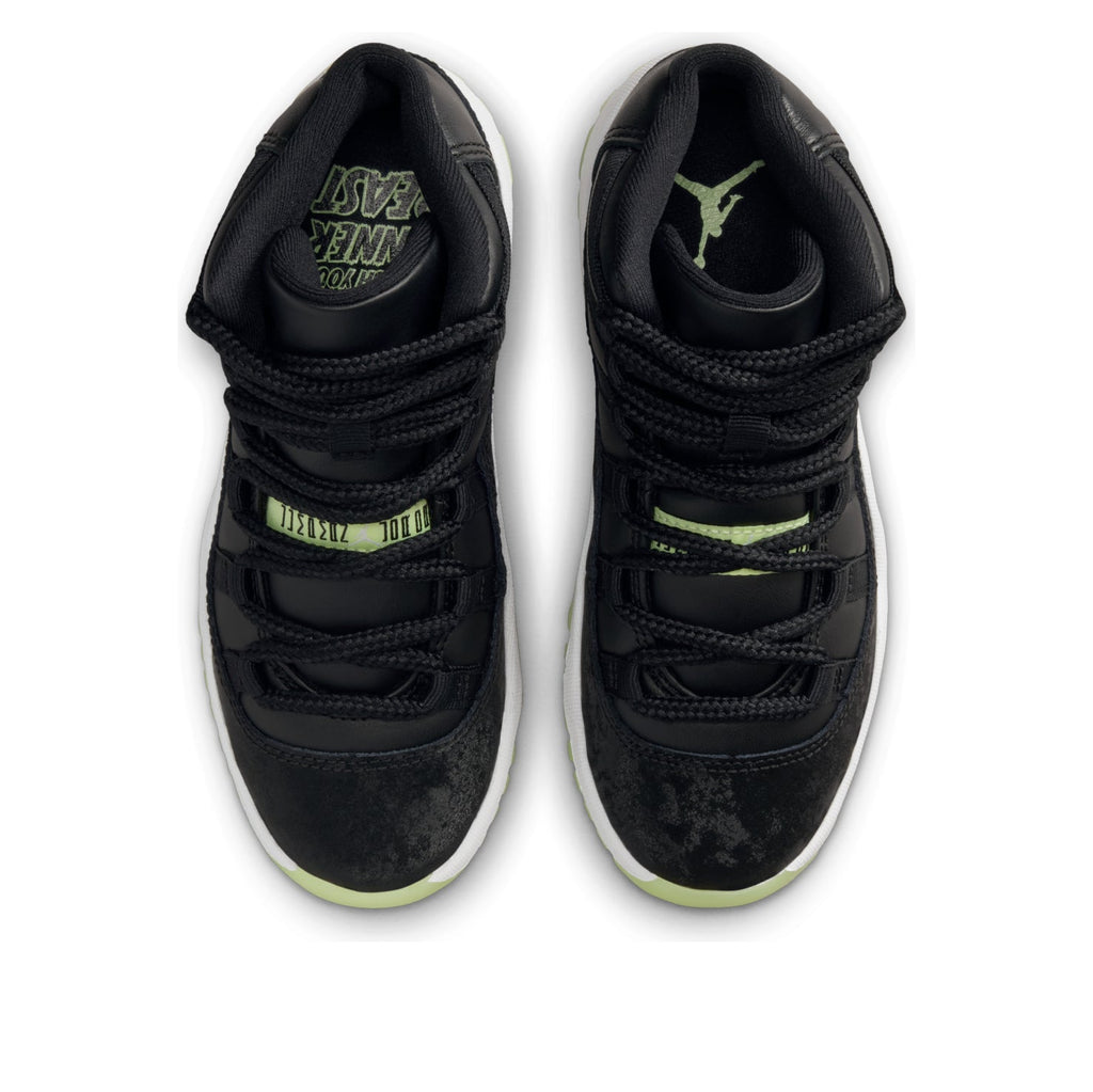 (PS) Air Jordan 11 Retro 'Black Barely Volt' IB1379-001