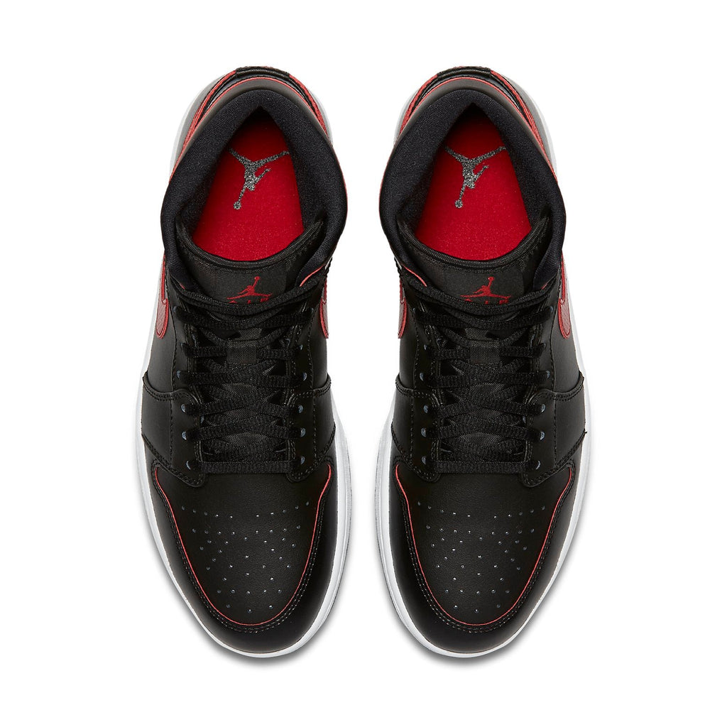 Air Jordan 1 Retro Mid 'Black Team Red' 554724-009