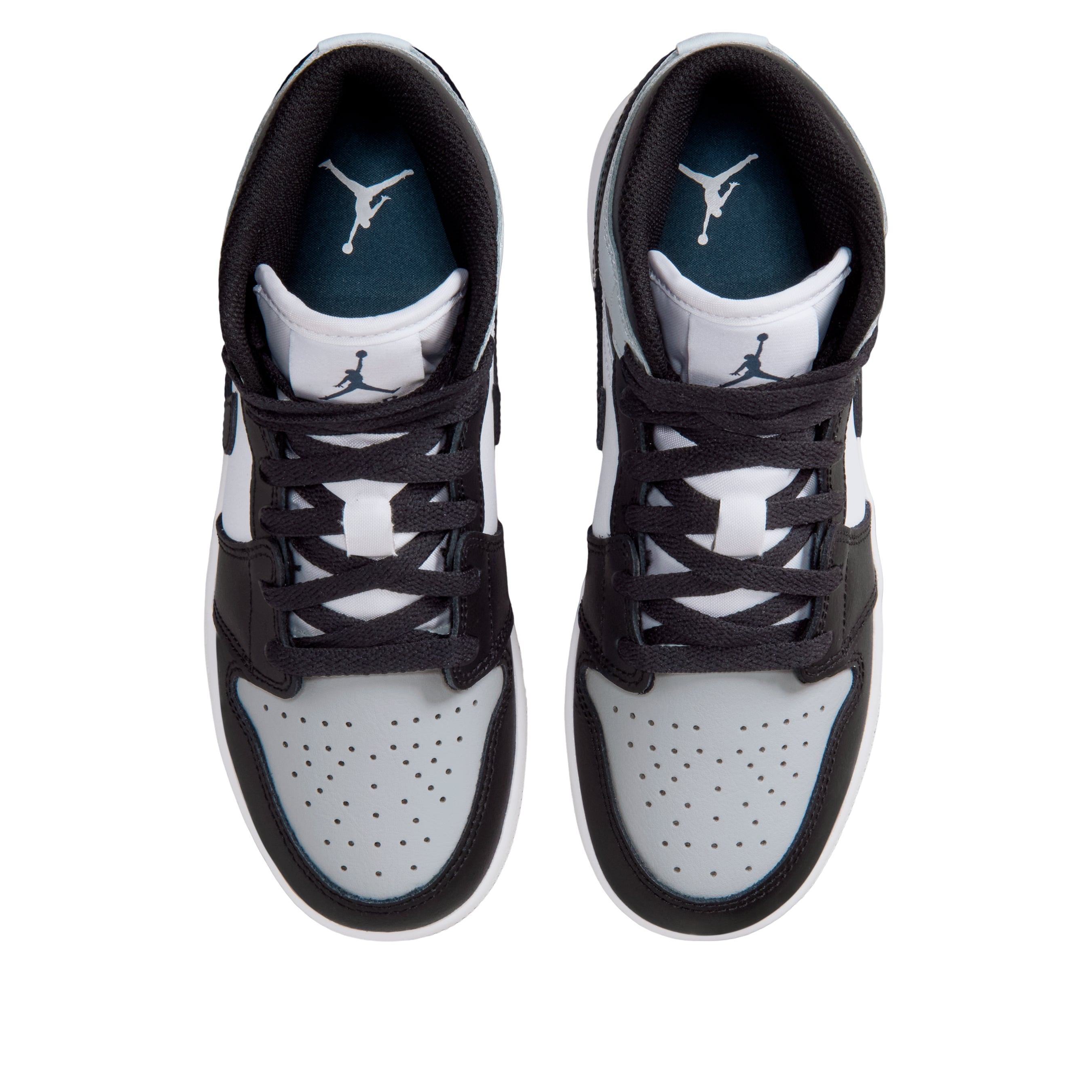 (GS) Air Jordan 1 Mid 'Black Aura Squadron Blue' DQ8423-002