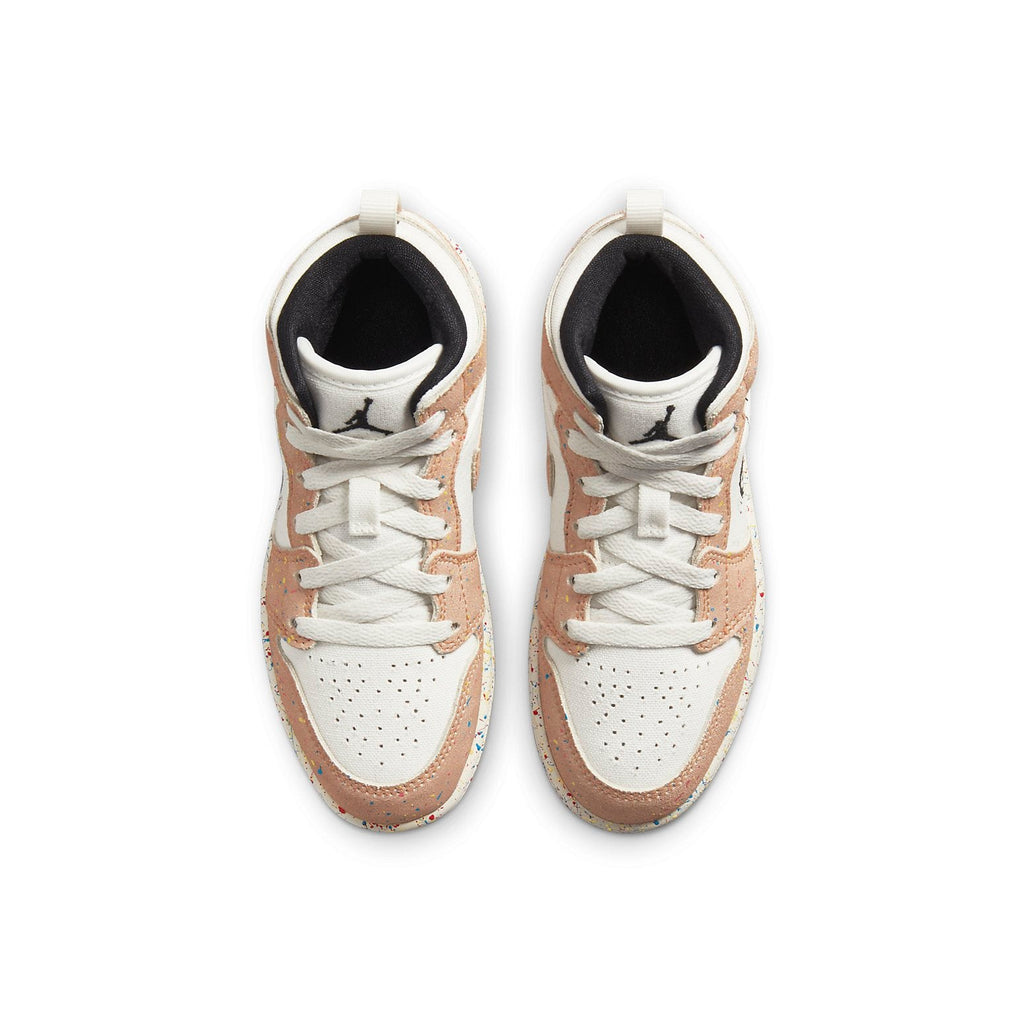 (PS) Air Jordan 1 Mid SE 'Brushstroke Paint Splatter' DA8007-100