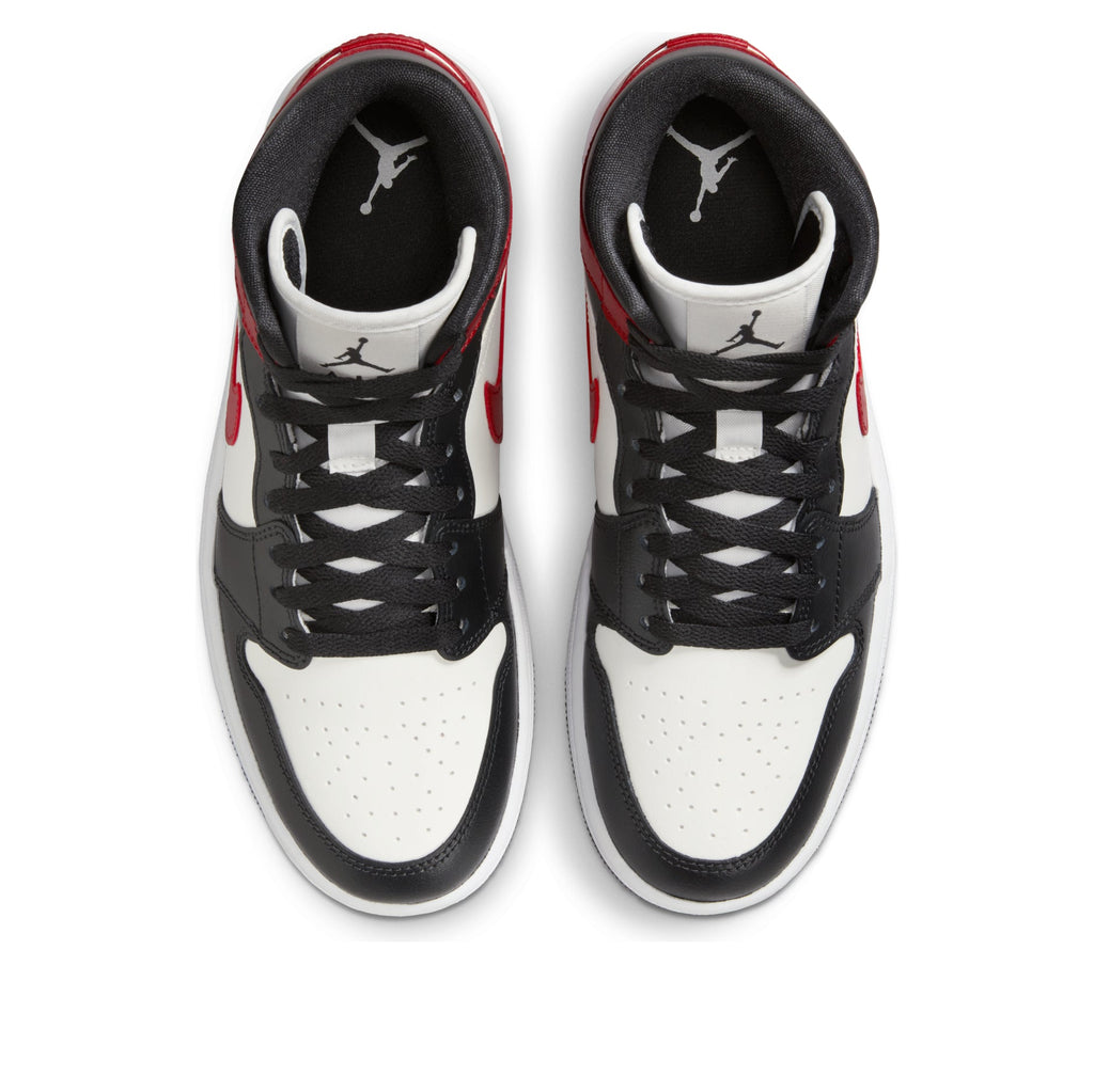 (WMNS) Air Jordan 1 Mid 'Black Toe' BQ6472-160
