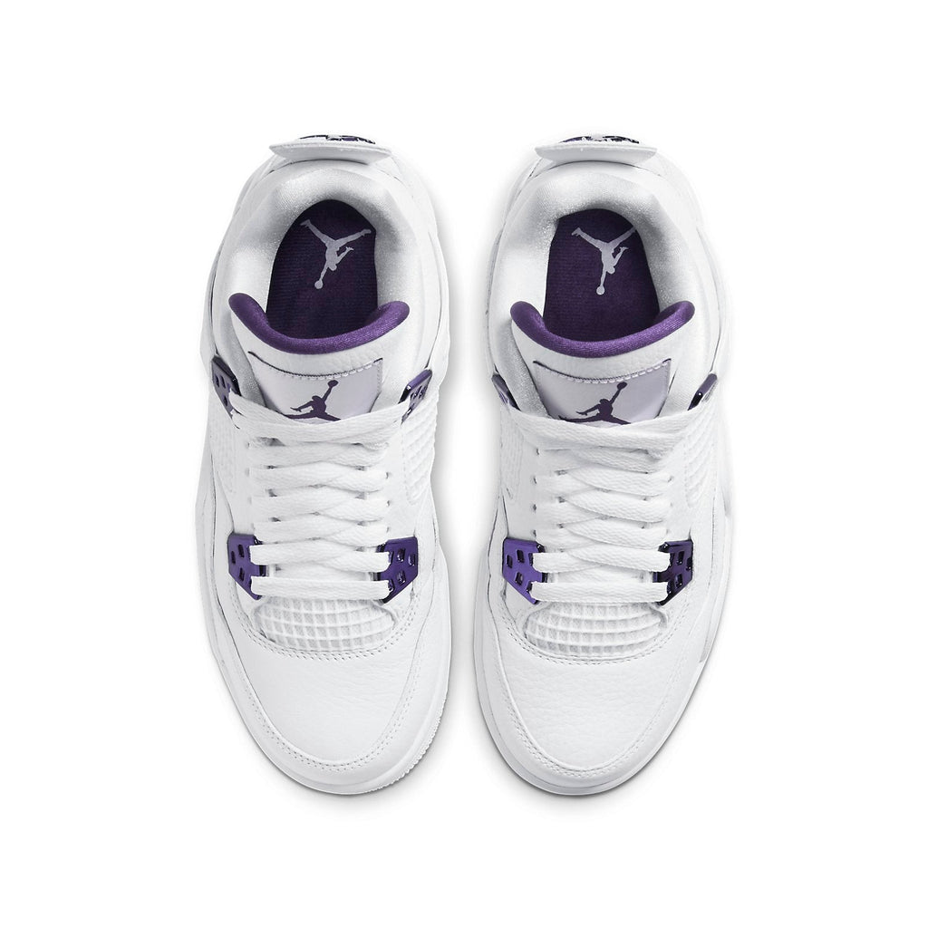 (GS) Air Jordan 4 Retro 'Purple Metallic' 408452-115