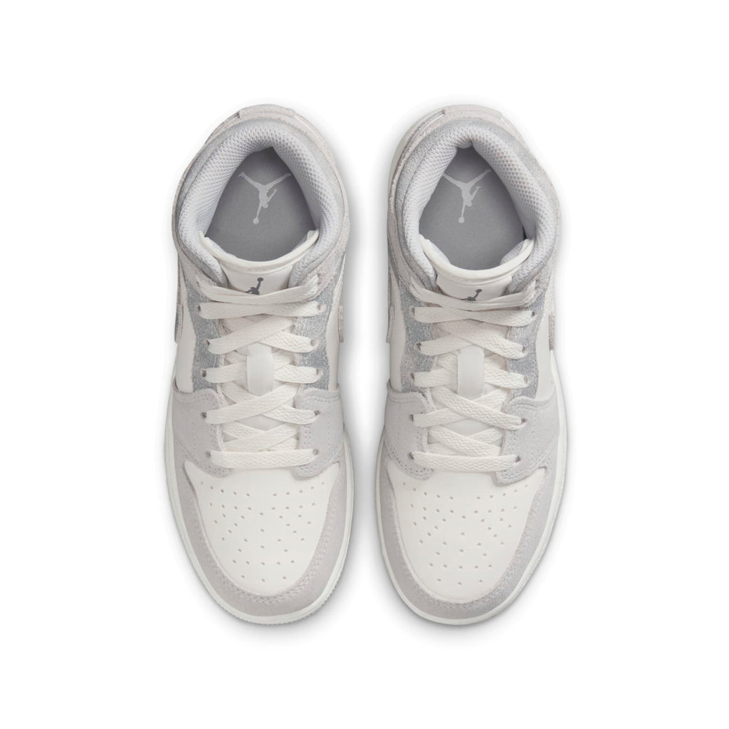 (GS) Air Jordan 1 Mid SE 'Neutral Grey Sail' FQ8088-002