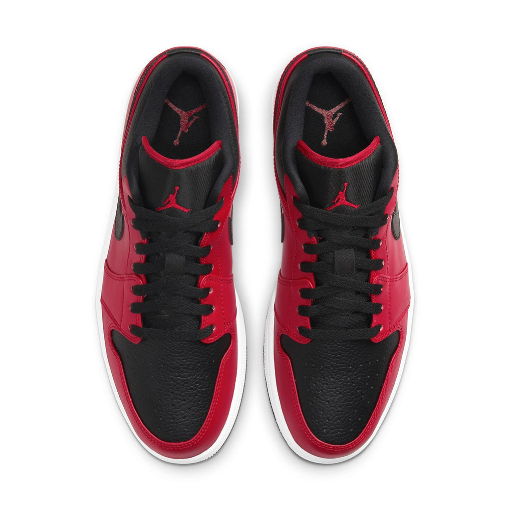 Air Jordan 1 Low 'Reverse Bred Pebbled Swoosh' 553558-605
