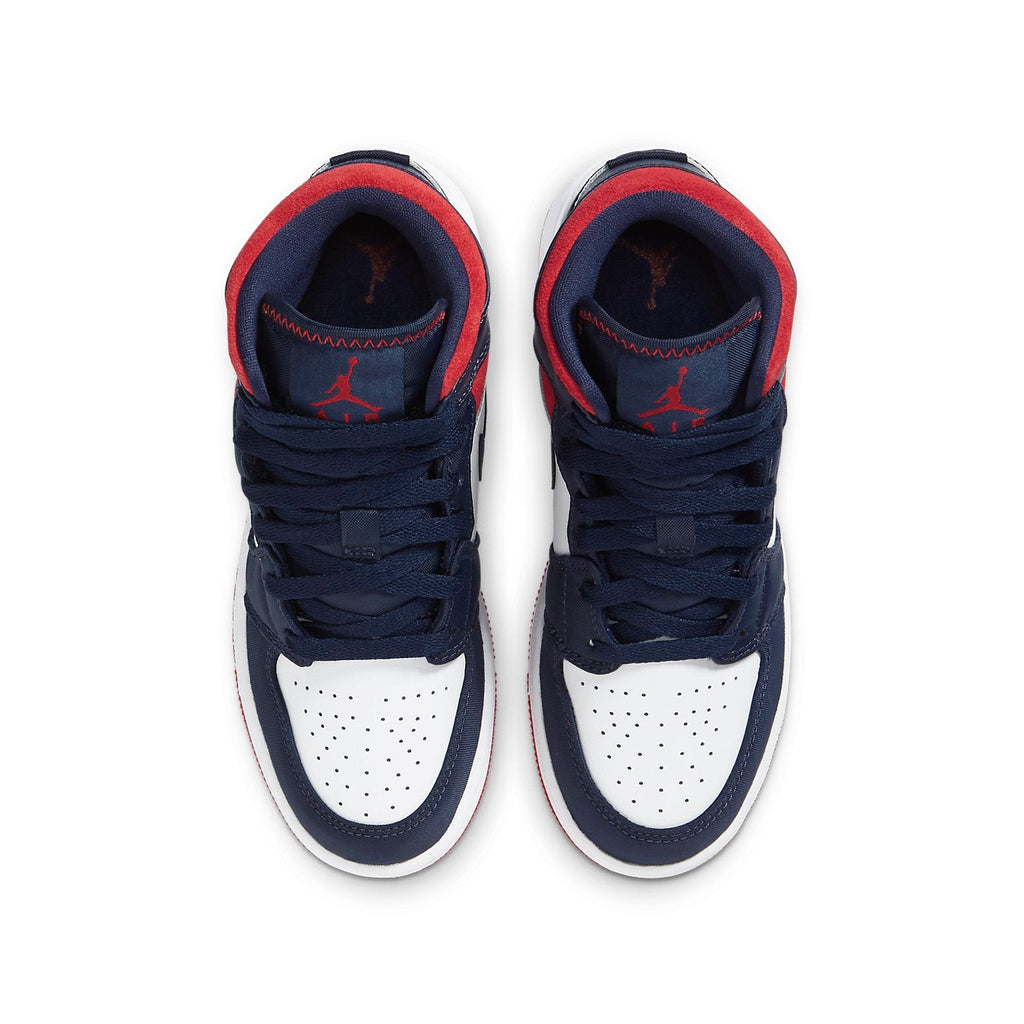 (GS) Air Jordan 1 Mid 'USA Olympic' BQ6931-104
