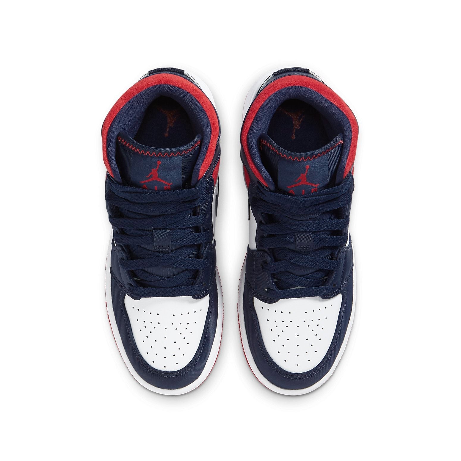 (GS) Air Jordan 1 Mid 'USA Olympic' BQ6931-104