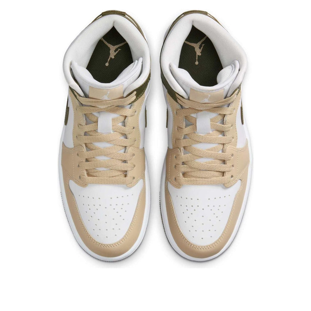 (WMNS) Air Jordan 1 Mid 'Military Drab' BQ6472-120