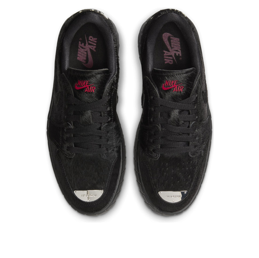 (WMNS) Air Jordan 1 Low Brooklyn 'Black Gym Red' IB7210-006