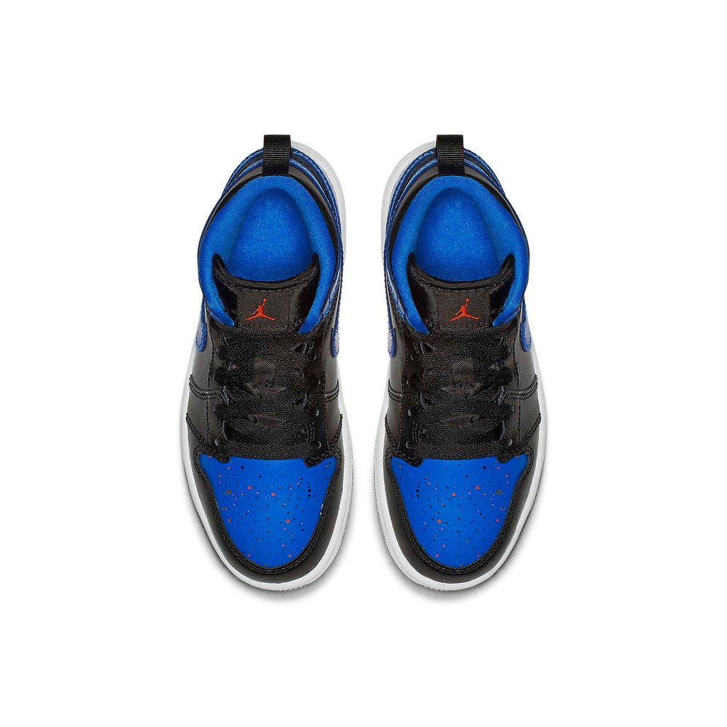 (PS) Air Jordan 1 Mid 'Royal Splatter' 640734-048