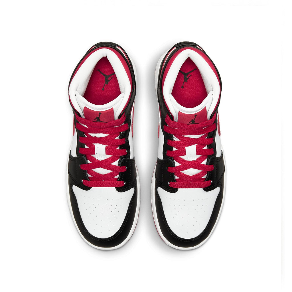 (GS) Air Jordan 1 Mid 'White Very Berry' 554725-016