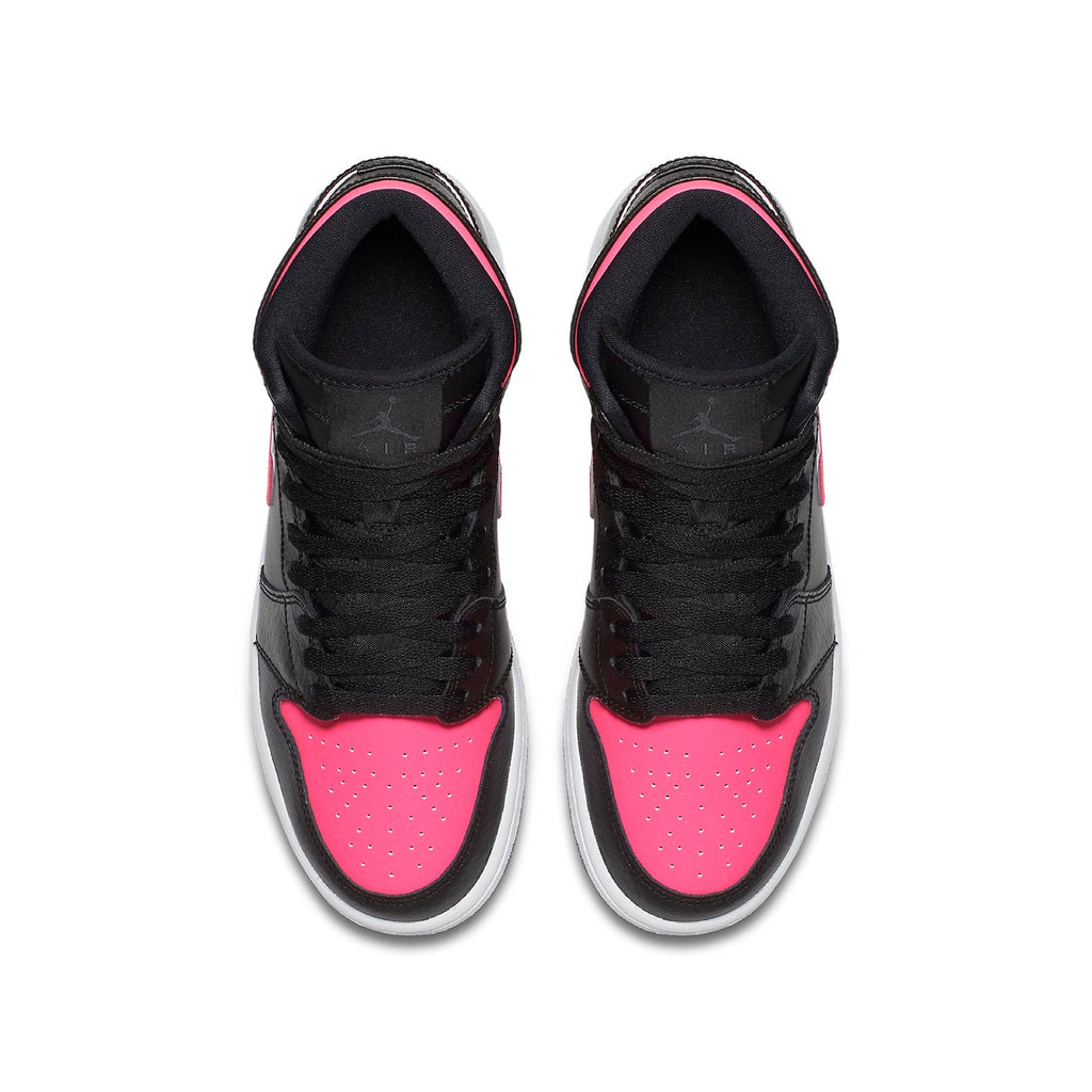 (GS) Air Jordan 1 Retro High 'Black Hyper Pink' 332148-019