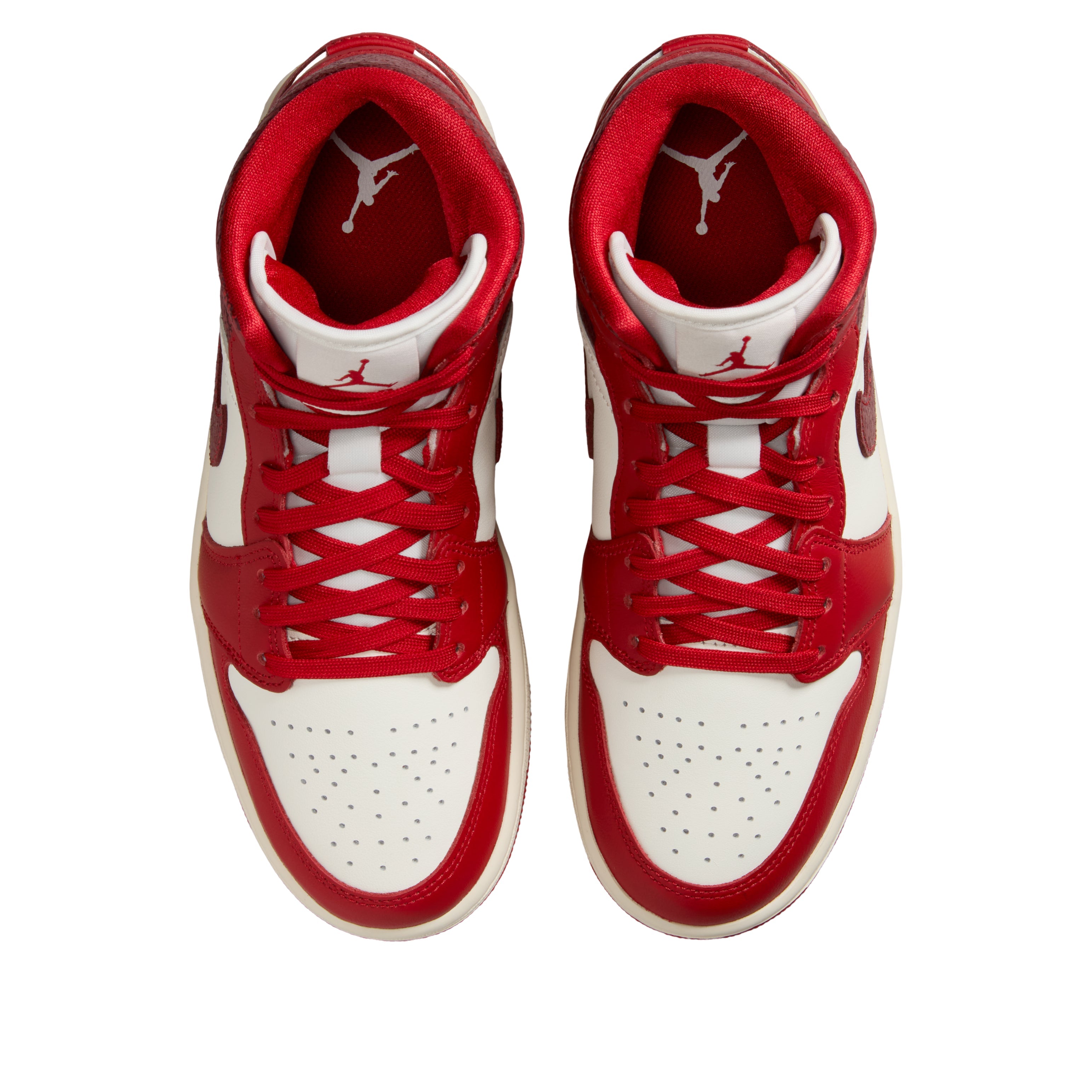 (WMNS) Air Jordan 1 Mid SE 'Red Cracked Leather' HJ9337-106