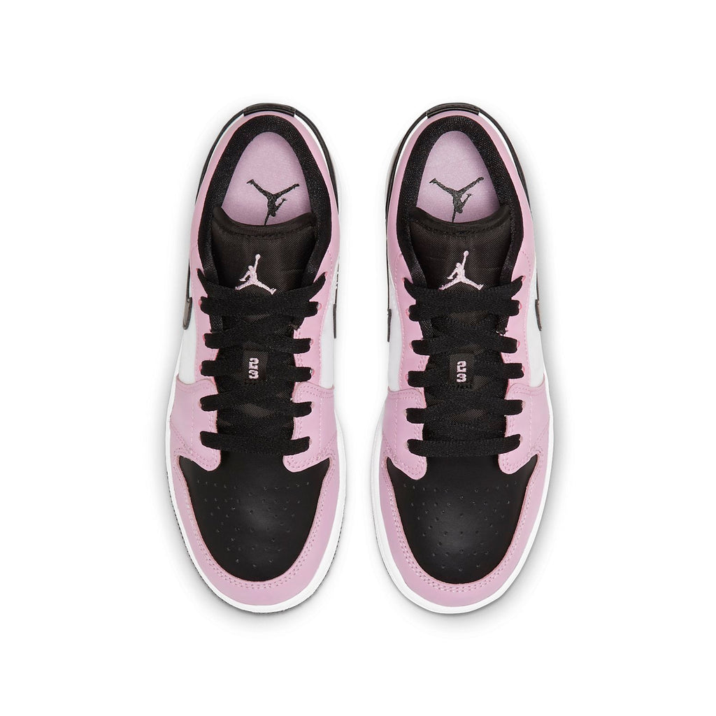 (GS) Air Jordan 1 Low 'Light Arctic Pink Black' 554723-601