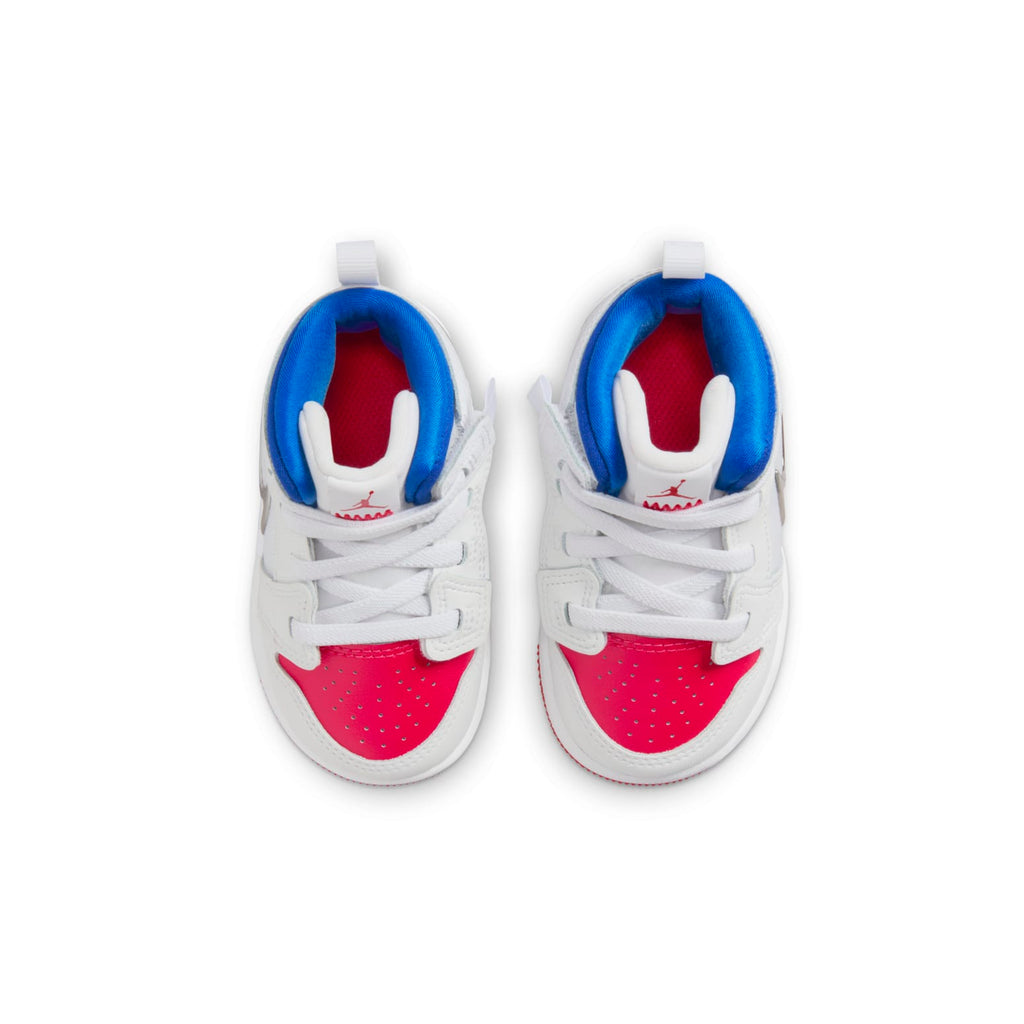 (TD) Air Jordan 1 Mid RM Easyon 'White Siren Red Blue' FQ1283-100
