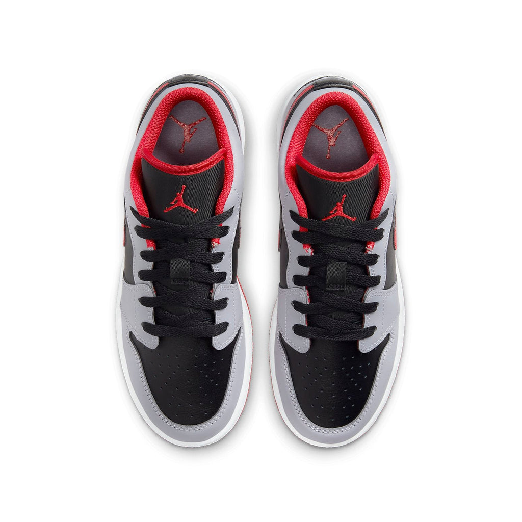 (GS) Air Jordan 1 'Cement Grey White Fire Red' 553560-060