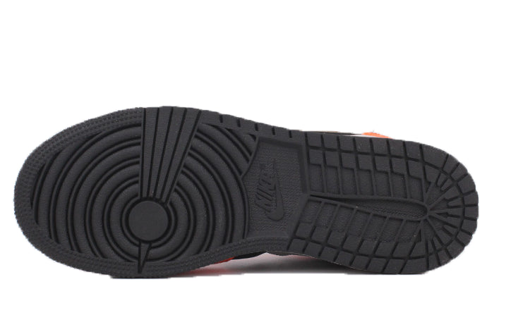 (GS) Air Jordan 1 Retro Mid 'Orange Black' 554725-062