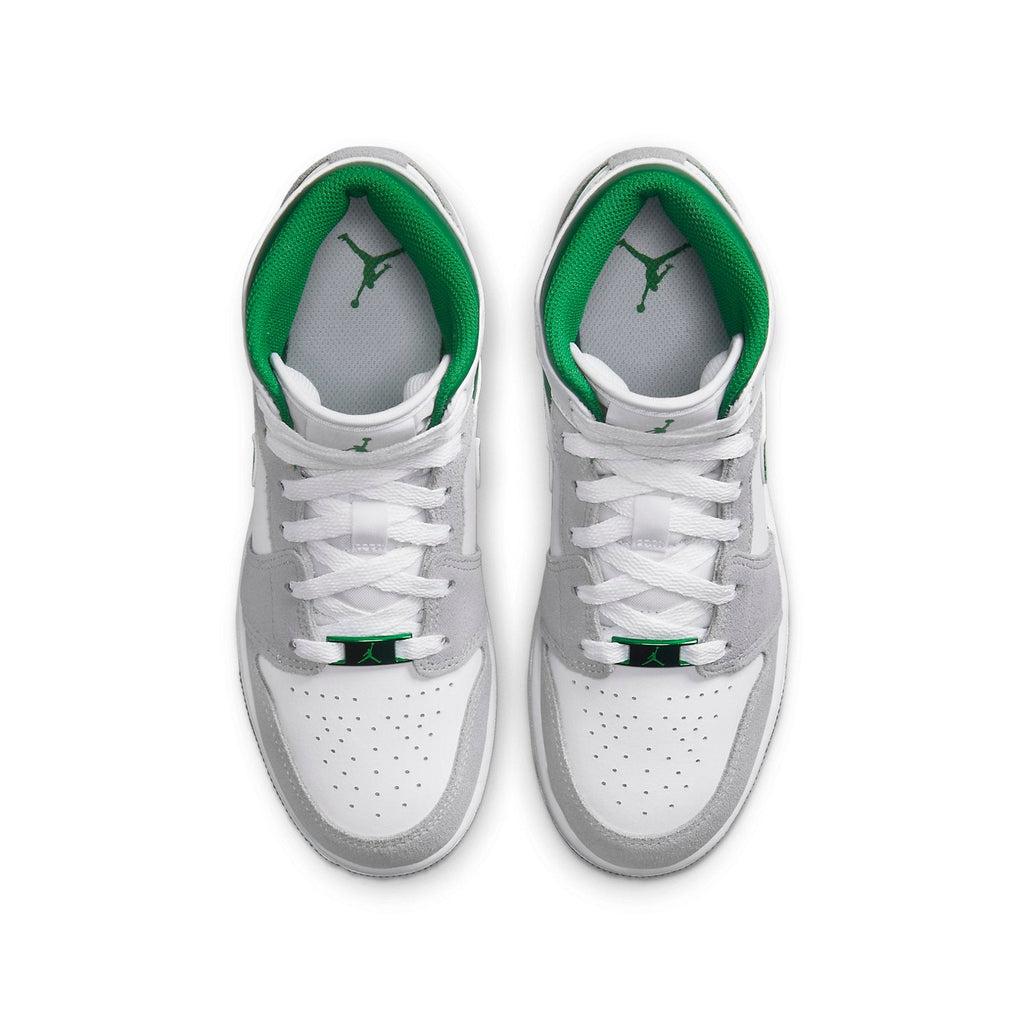 (GS) Air Jordan 1 Mid SE 'Grey Pine Green' DC7248-103