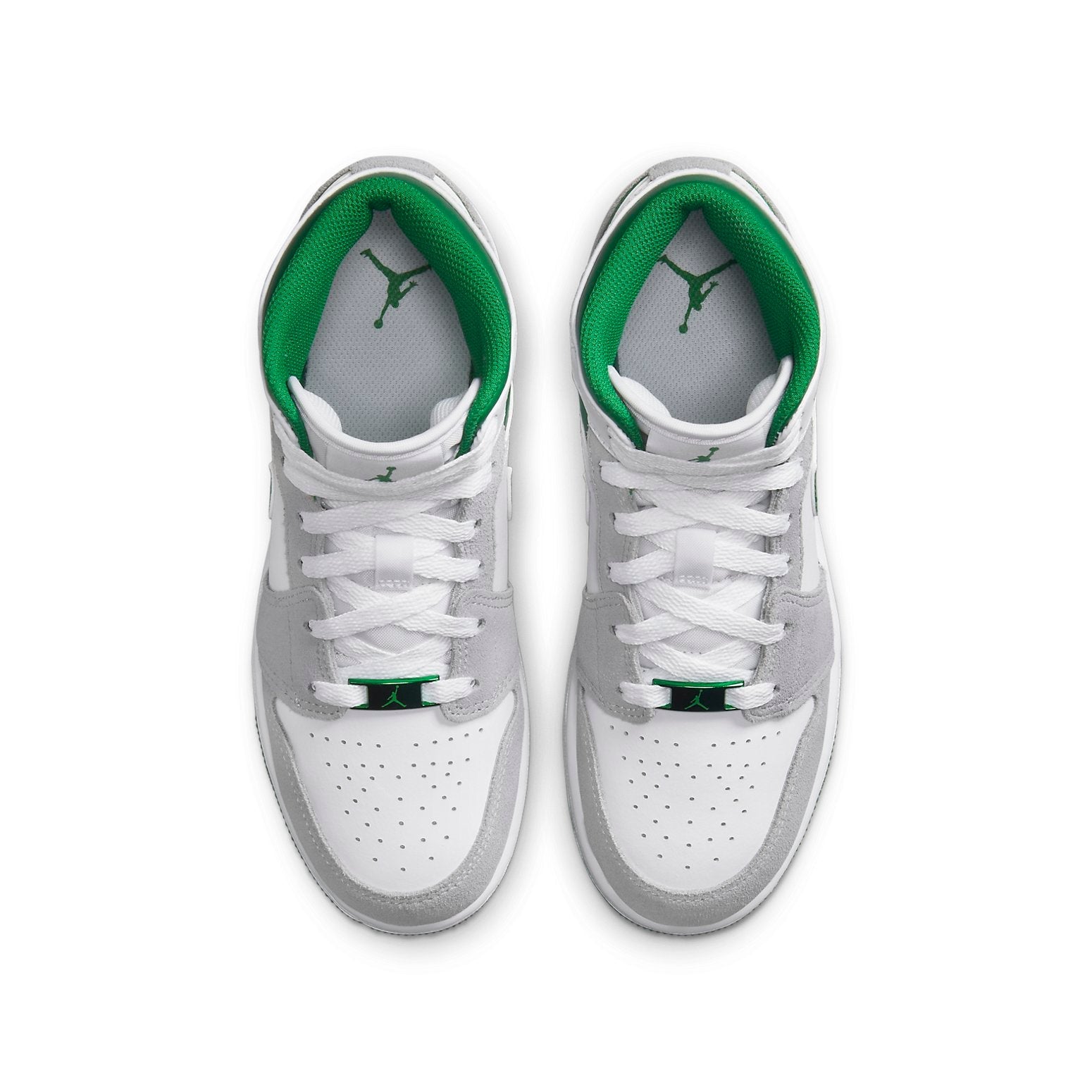 (GS) Air Jordan 1 Mid SE 'Grey Pine Green' DC7248-103