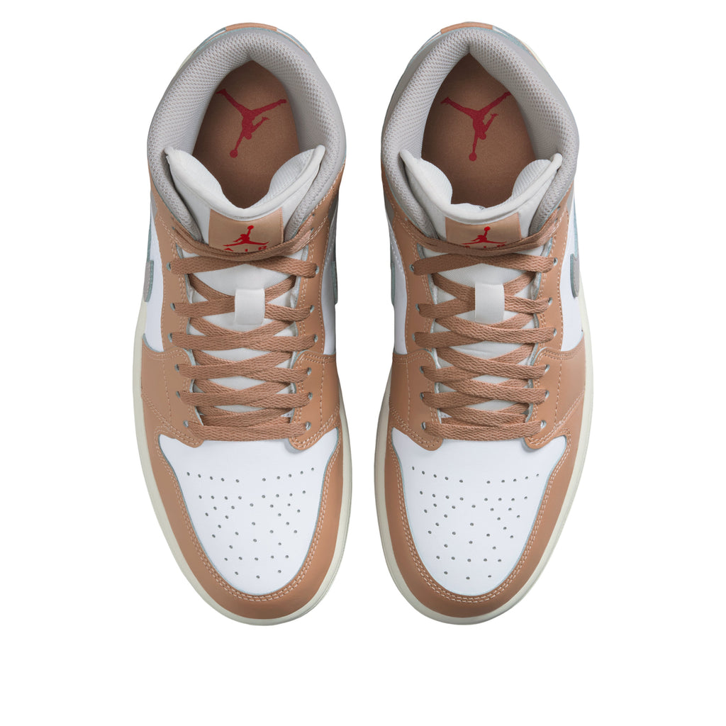 Air Jordan 1 Mid 'Rattan White College Grey' DQ8426-200