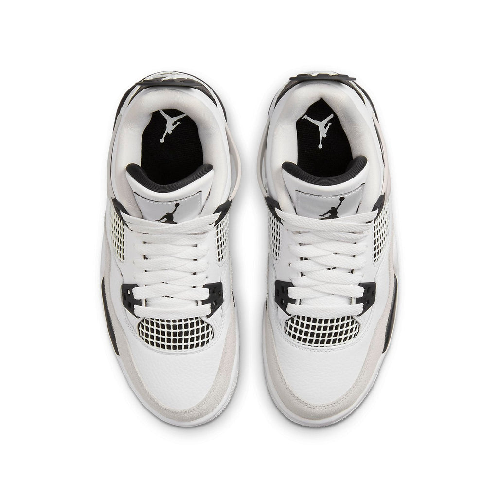 (GS) Air Jordan 4 Retro 'Military Black' 408452-111