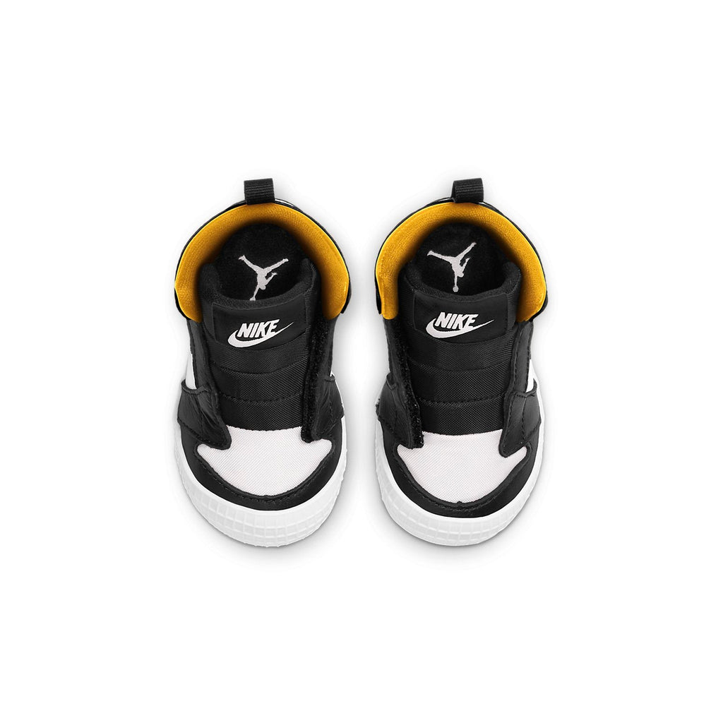 Air Jordan 1 Crib Bootie 'Black Varsity Maize' AT3745-017