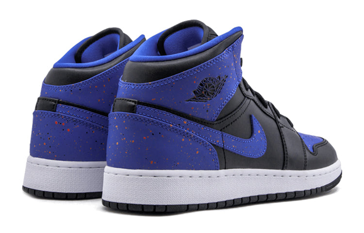(GS) Air Jordan 1 Mid 'Paint Splatter' 554725-048