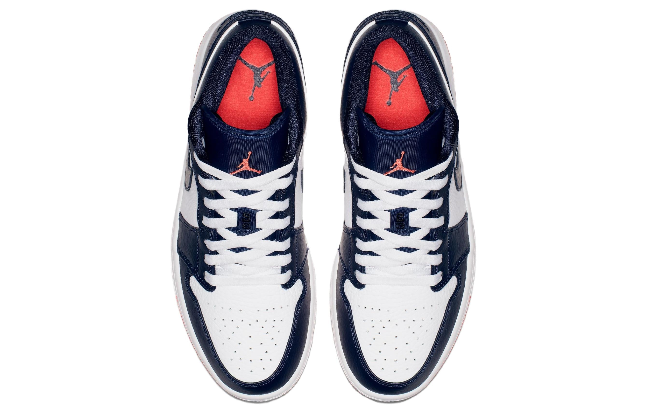 Air Jordan 1 Retro Low 'Obsidian Ember Glow' 553558-481