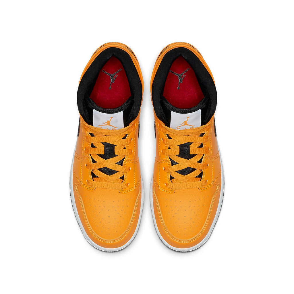 (GS) Air Jordan 1 Mid 'University Gold Black' 554725-700