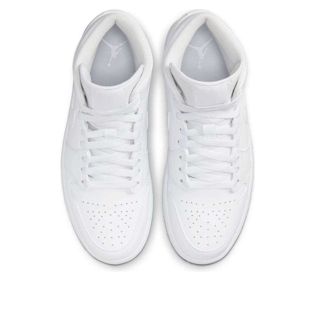 Air Jordan 1 Mid 'Triple White' 2022 554724-136