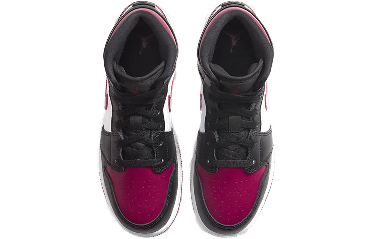 (GS) Air Jordan 1 Mid 'Noble Red' 554725-066