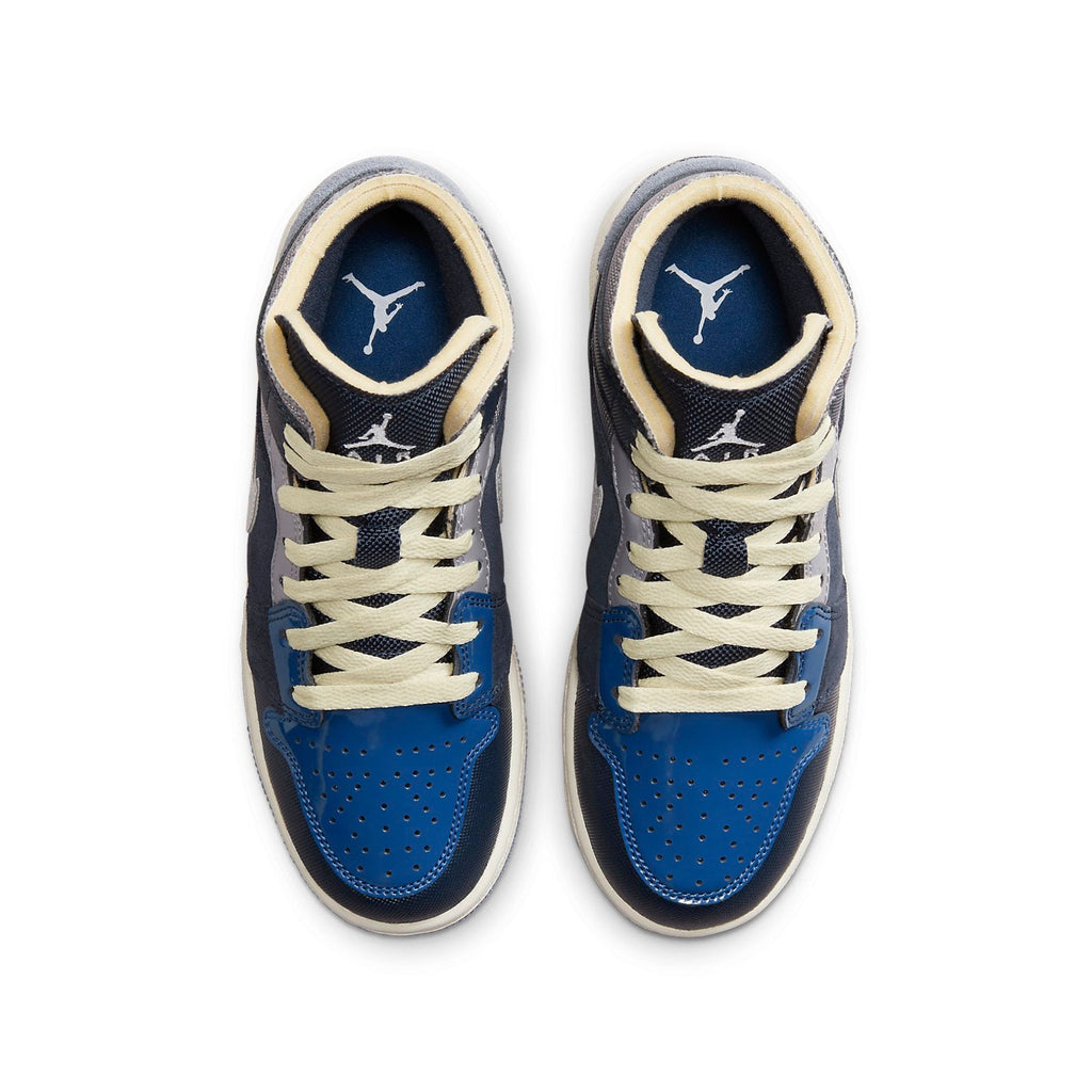 (GS) Air Jordan 1 Mid SE Craft 'Inside Out - Obsidian' DX2193-400