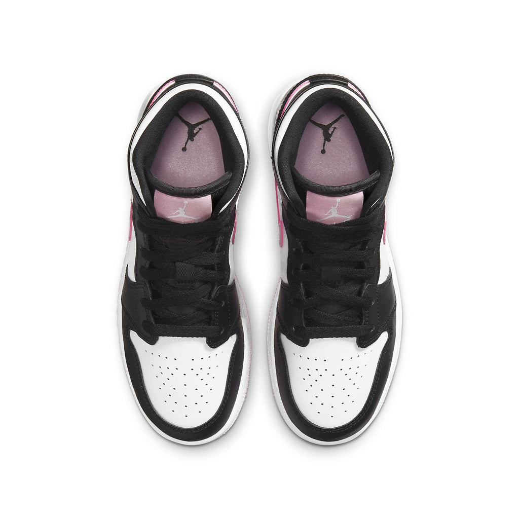 (GS) Air Jordan 1 Mid 'White Light Arctic Pink' 555112-103