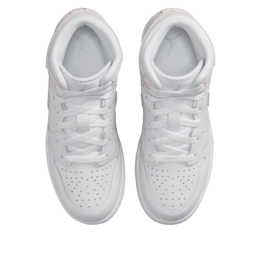 (GS) Air Jordan 1 Mid SE 'White Field Silver' IR2320-100