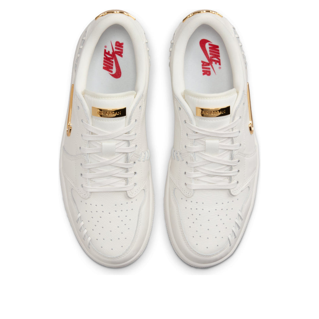(WMNS) Air Jordan 1 Low Method of Make 'Sail Metallic Gold' FN5032-100