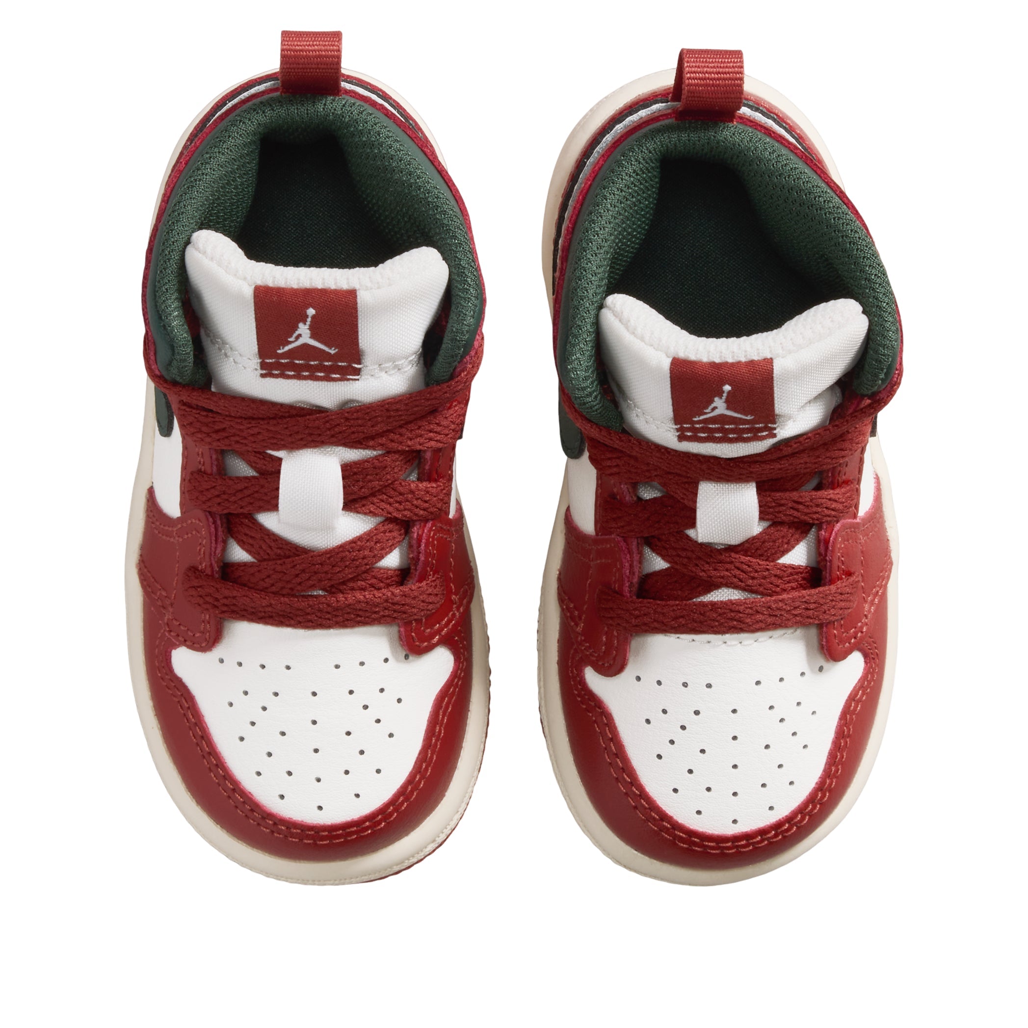 (TD) Air Jordan 1 Mid 'Sail Pure Platinum Redstone' DQ8425-105
