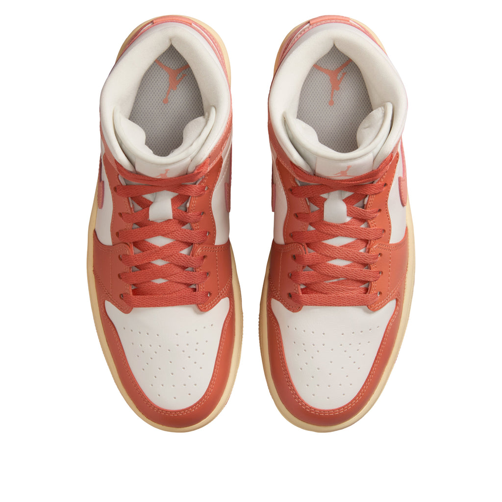 (WMNS)	Air Jordan 1 Mid 'Madder Root'  BQ6472-180