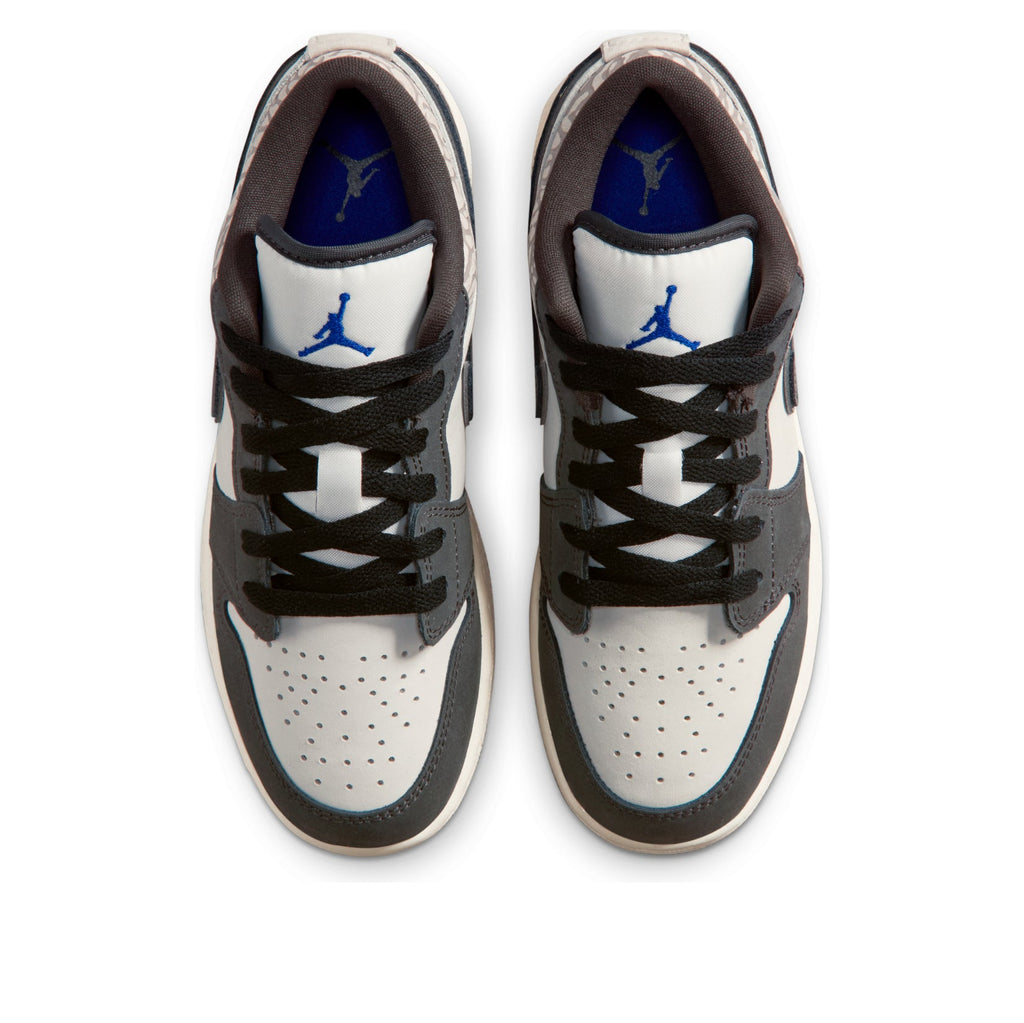 (GS) Air Jordan 1 Low SE 'Sail Deep Pewter Elephant Print' IU2269-100