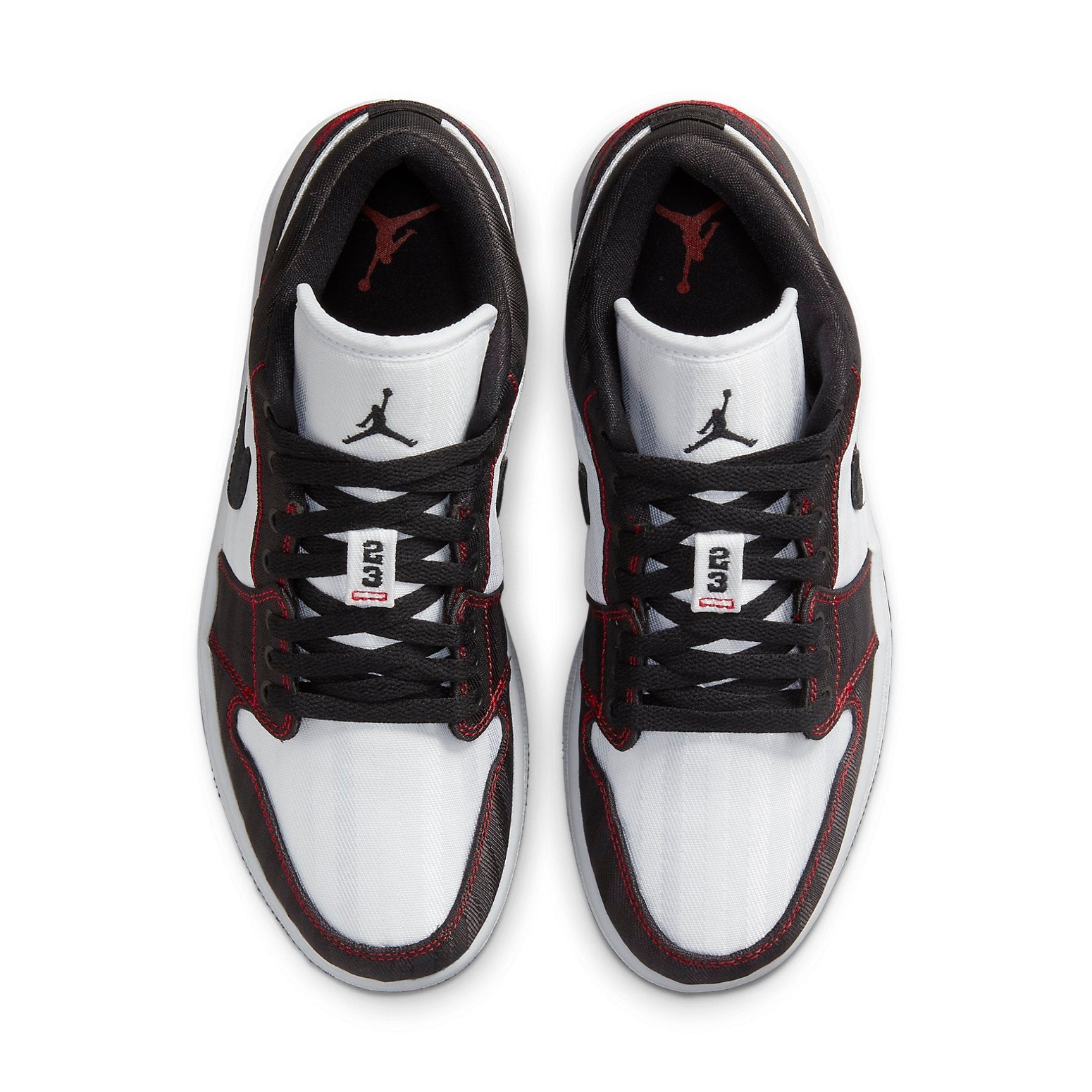 (WMNS) Air Jordan 1 Low SE Utility 'White Black Red' DD9337-106