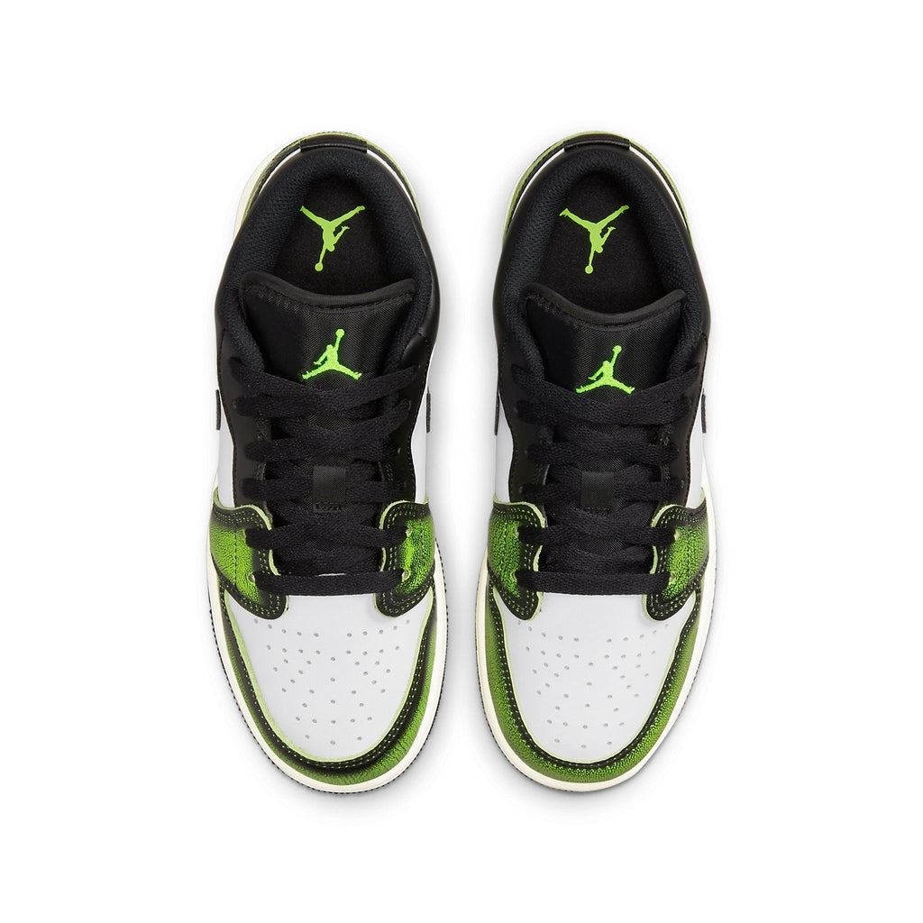 (GS) Air Jordan 1 Low SE 'Wear-Away - Electric Green' DO8244-003