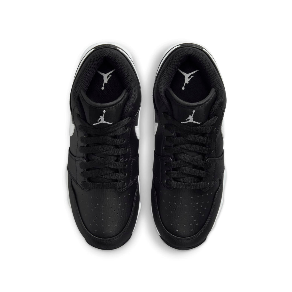 (GS) Air Jordan 1 Low Cleat 'Black White' HF6885-001
