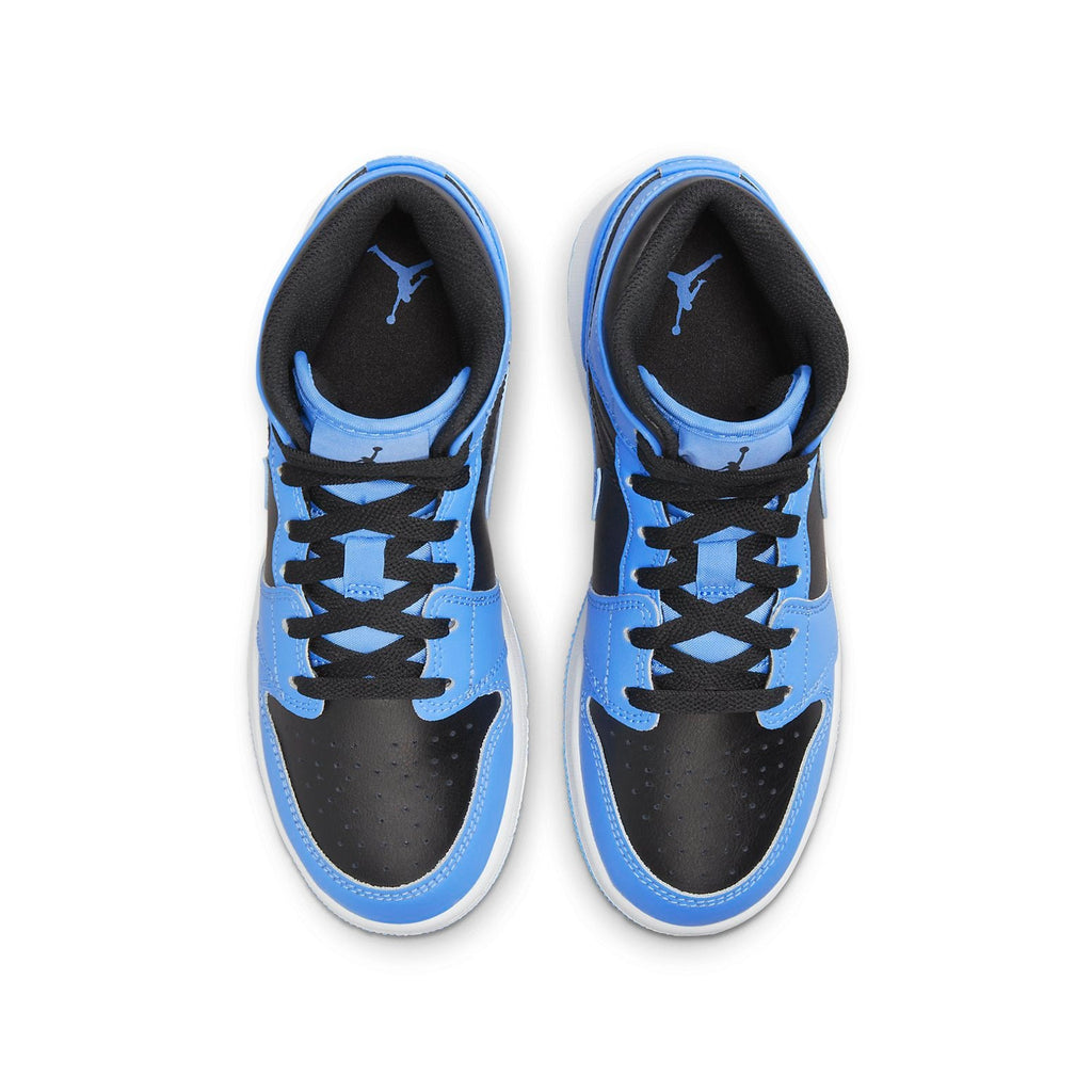 (GS) Air Jordan 1 Mid 'Blue Black' DQ8423-401