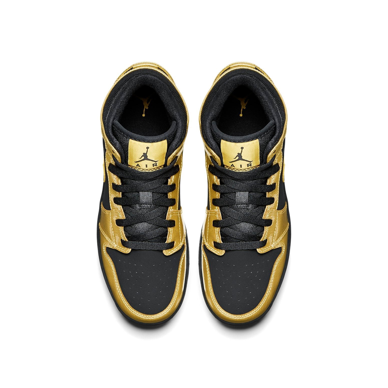 (GS) Air Jordan 1 Mid BG 'Metallic Gold Coin' 555112-905