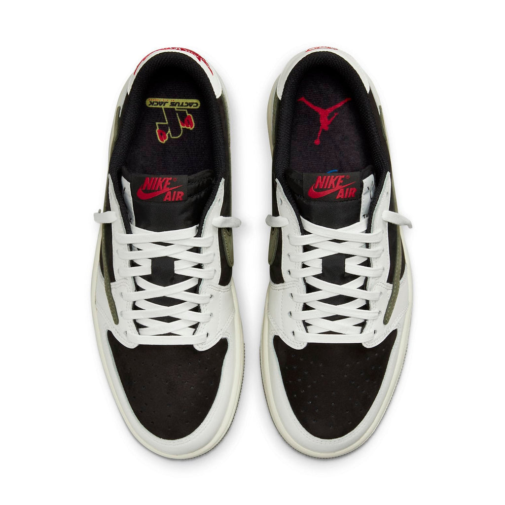 (WMNS) Air Jordan 1 Retro Low OG SP x Travis Scott 'Medium Olive' DZ4137-106