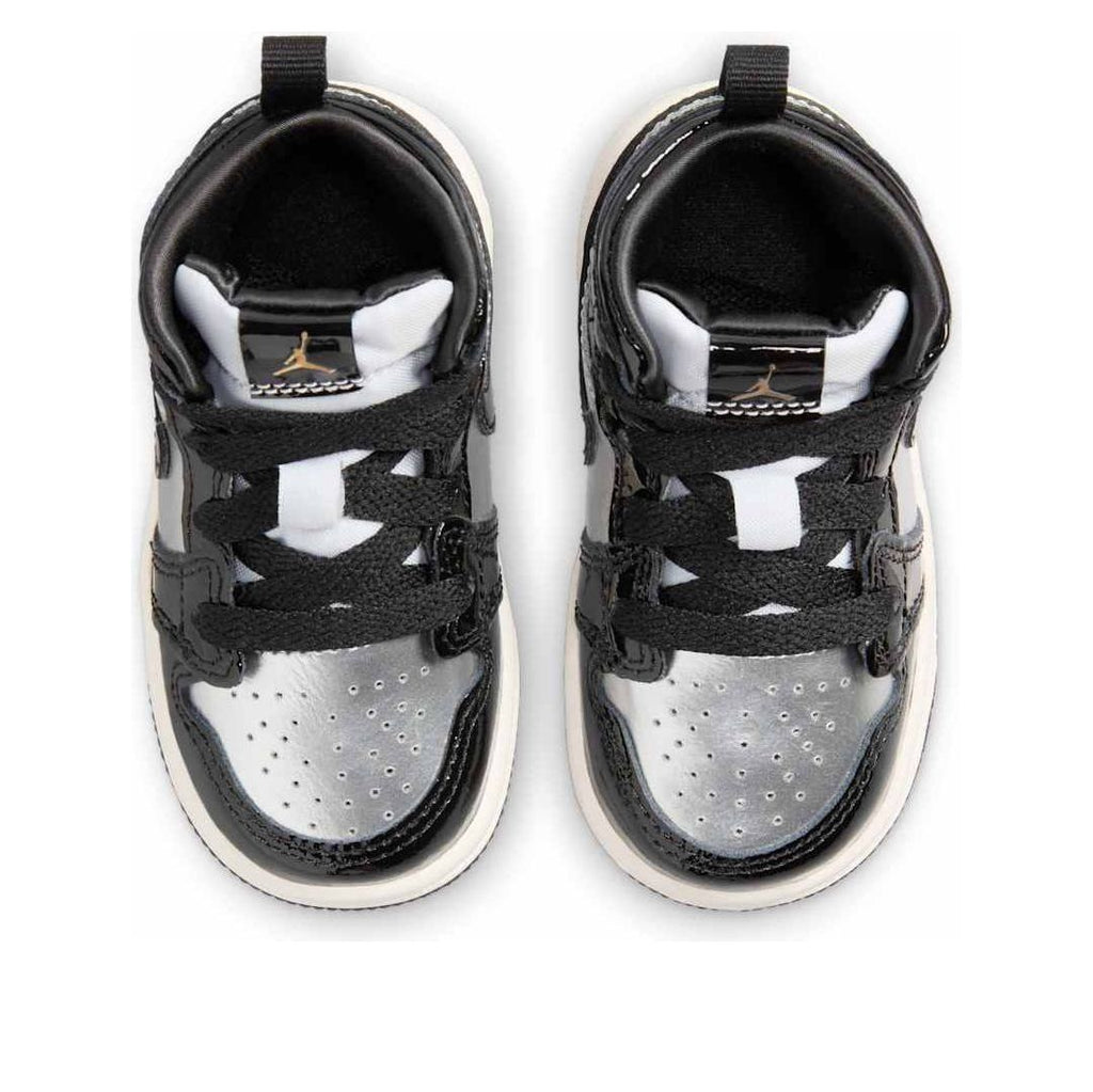 (TD) Air Jordan 1 Mid SE 'Black Metallic Silver Gold' FZ3939-001