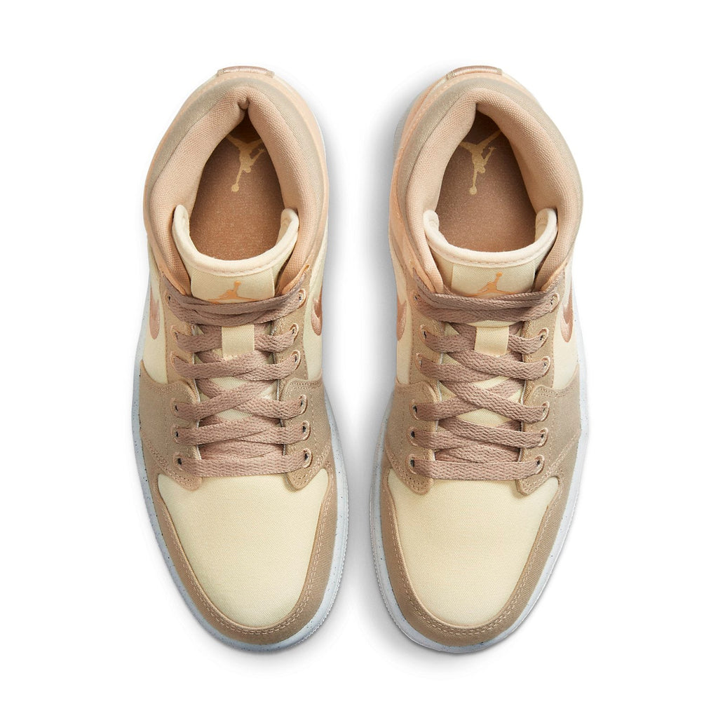(WMNS) Air Jordan 1 Mid SE 'Canvas Khaki' DV0427-102