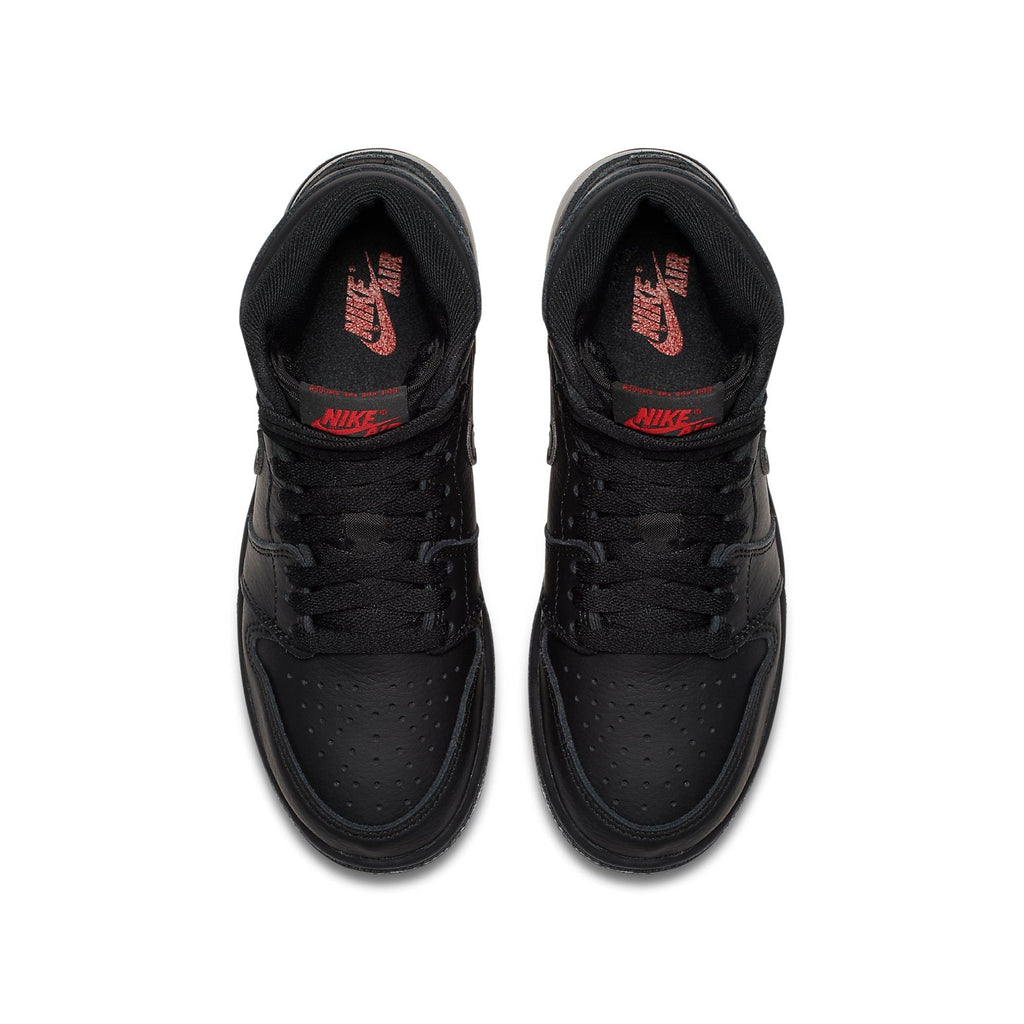 (GS) Air Jordan 1 Retro High OG 'Black University Red' 575441-022