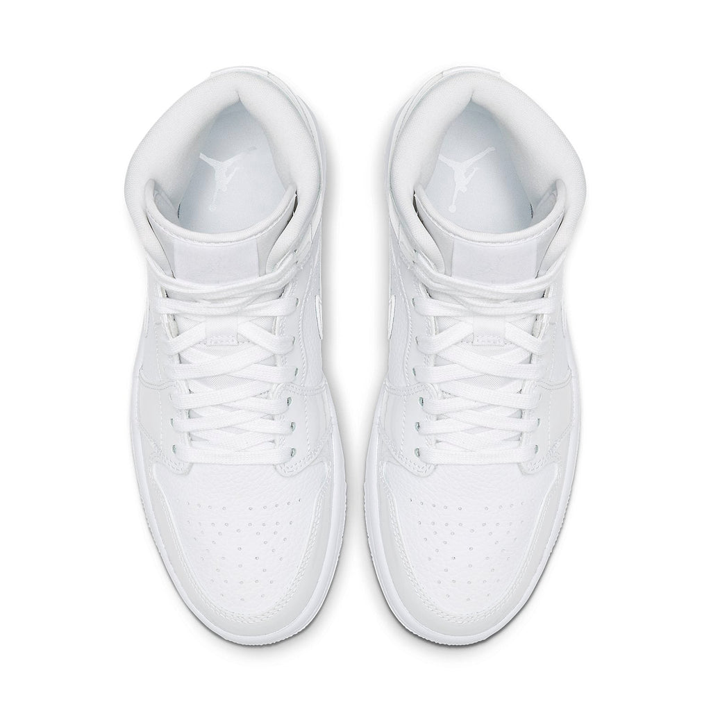 (WMNS) Air Jordan 1 Mid 'Triple White' BQ6472-100
