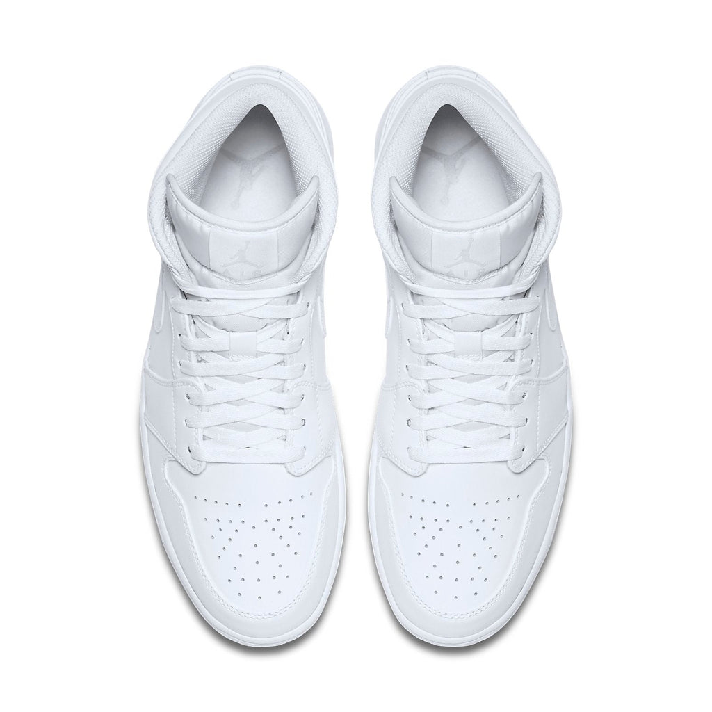 Air Jordan 1 Retro Mid 'White Pure Platinum' 554724-104