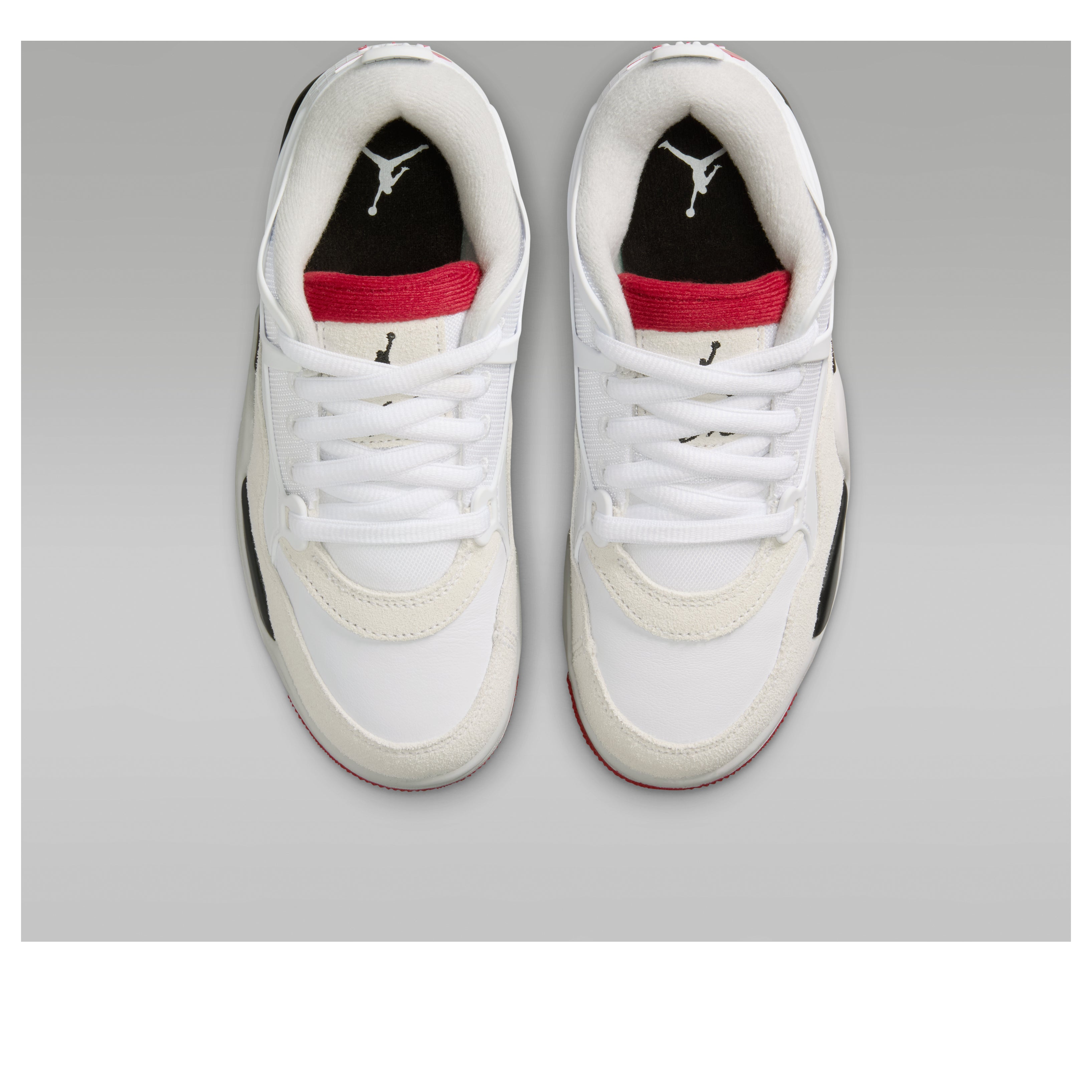 (GS) Air Jordan 4 RM 'White Black Neutral Grey Varsity Red' FQ7938-102
