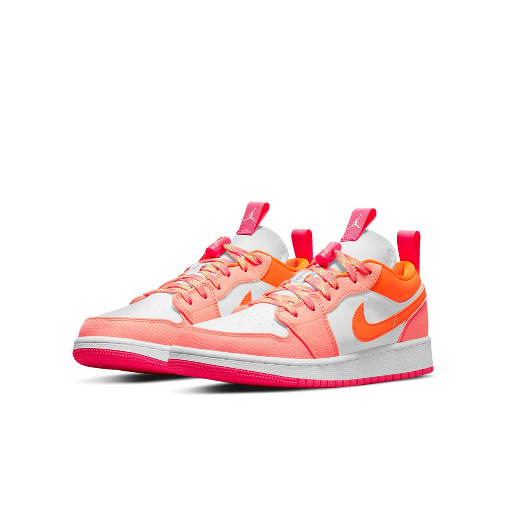 (GS) Air Jordan 1 Low Utility 'Crimson Pulse' DJ0530-801